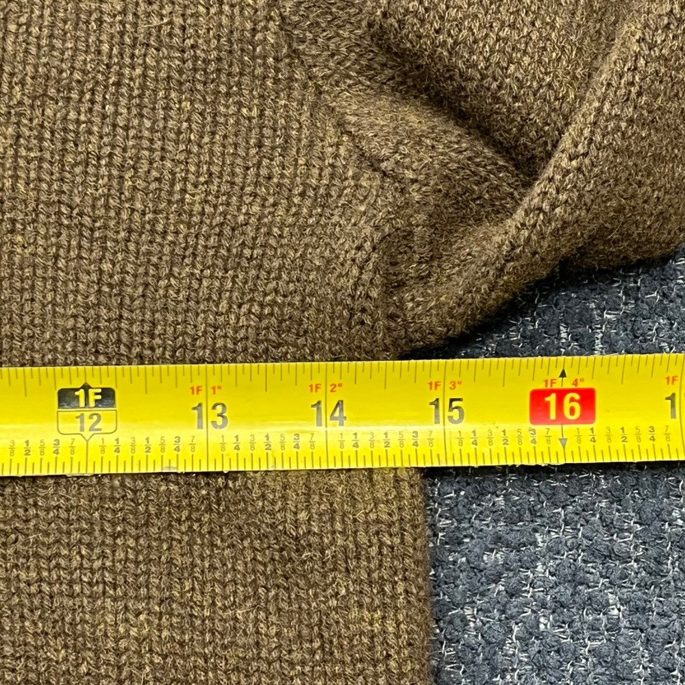 Polo Ralph Lauren Kids Brown Wool Cashmere Shawl Collar Knit Sweater Size 7 - Picture 6 of 7
